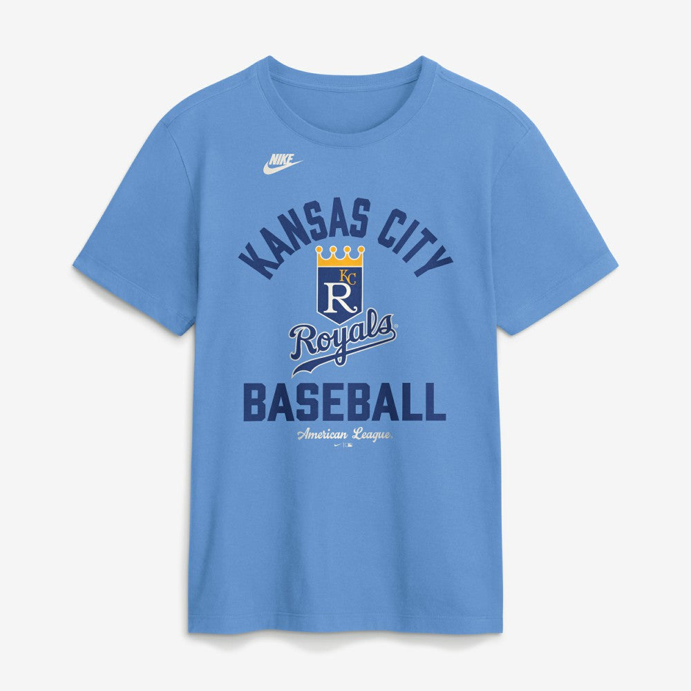 Kansas City Royals Cooperstown Collection T-Shirt Light Blue | Nike