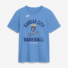 Kansas City Royals Cooperstown Collection T-Shirt Light Blue | Nike