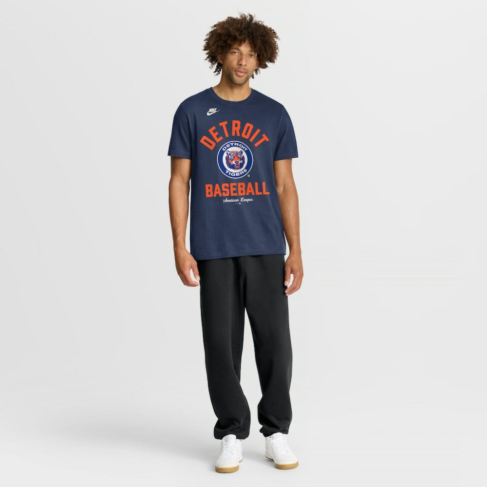 Detroit Tigers Cooperstown Collection T-Shirt Navy | Nike
