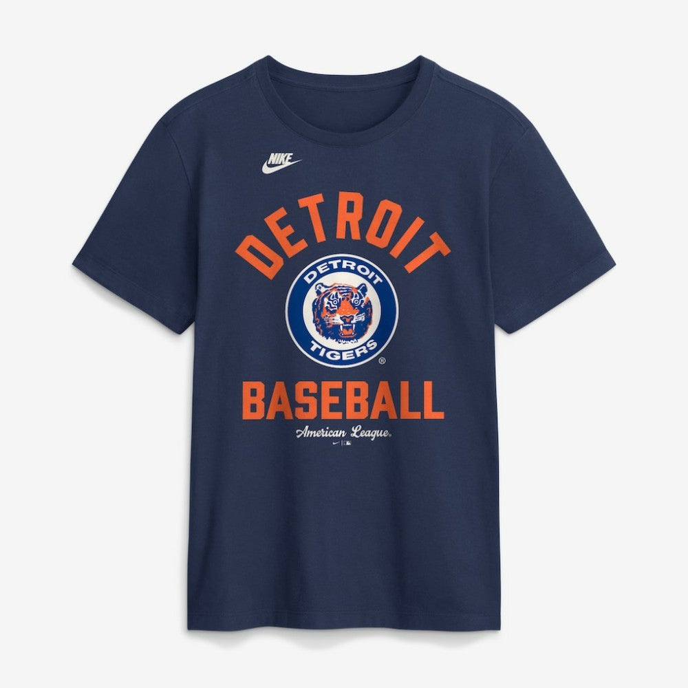 Detroit Tigers Cooperstown Collection T-Shirt Navy | Nike