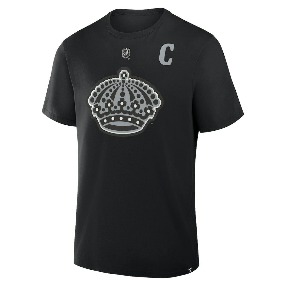 Anze Kopitar Los Angeles Kings Fanatics Authentic Stack Name & Number T-Shirt Black