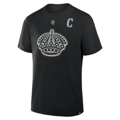Anze Kopitar Los Angeles Kings Fanatics Authentic Stack Name & Number T-Shirt Black