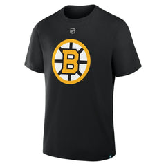 David Pastrnak Boston Bruins Fanatics Authentic Stack Name & Number T-Shirt Black