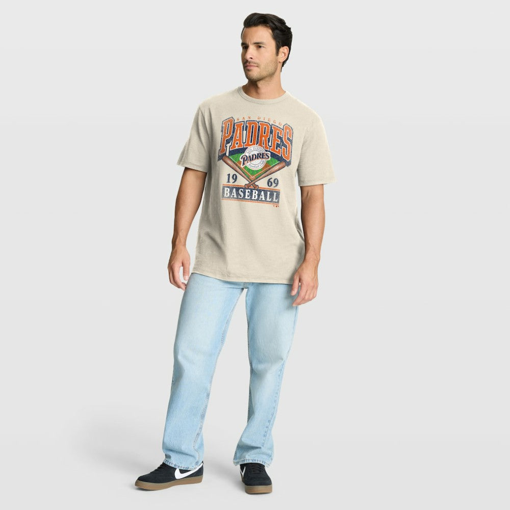 San Diego Padres Stadium Slub T-Shirt Tan