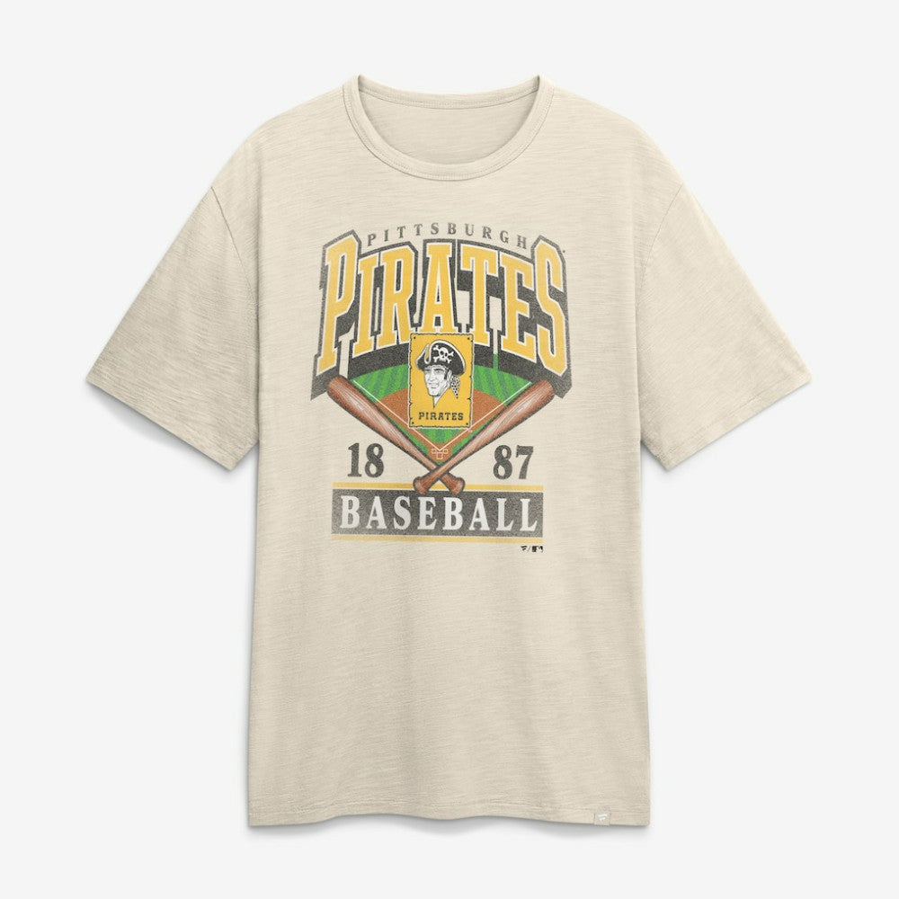 Pittsburgh Pirates Stadium Slub T-Shirt Tan