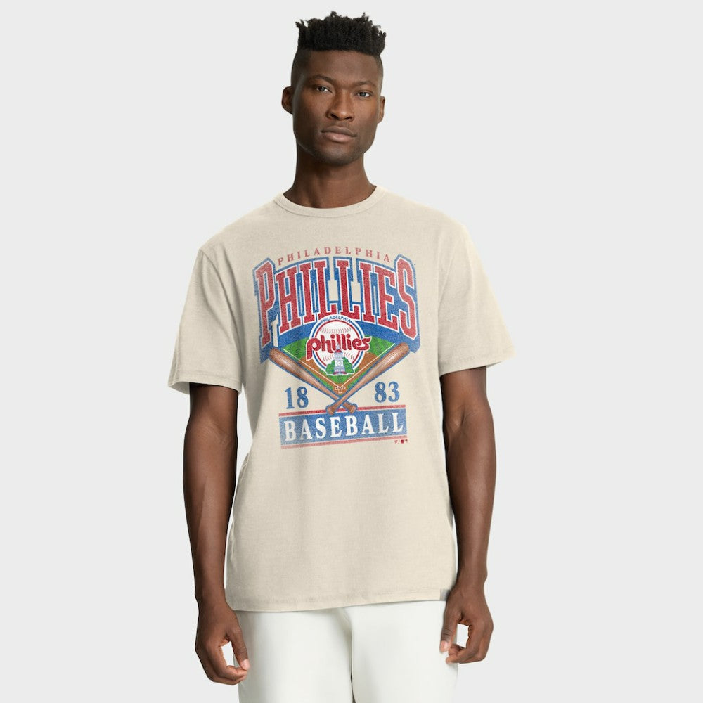 Philadelphia Phillies Stadium Slub T-Shirt Tan
