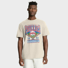 Philadelphia Phillies Stadium Slub T-Shirt Tan
