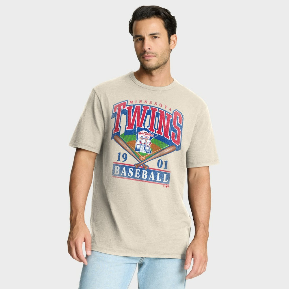 Minnesota Twins Stadium Slub T-Shirt Tan