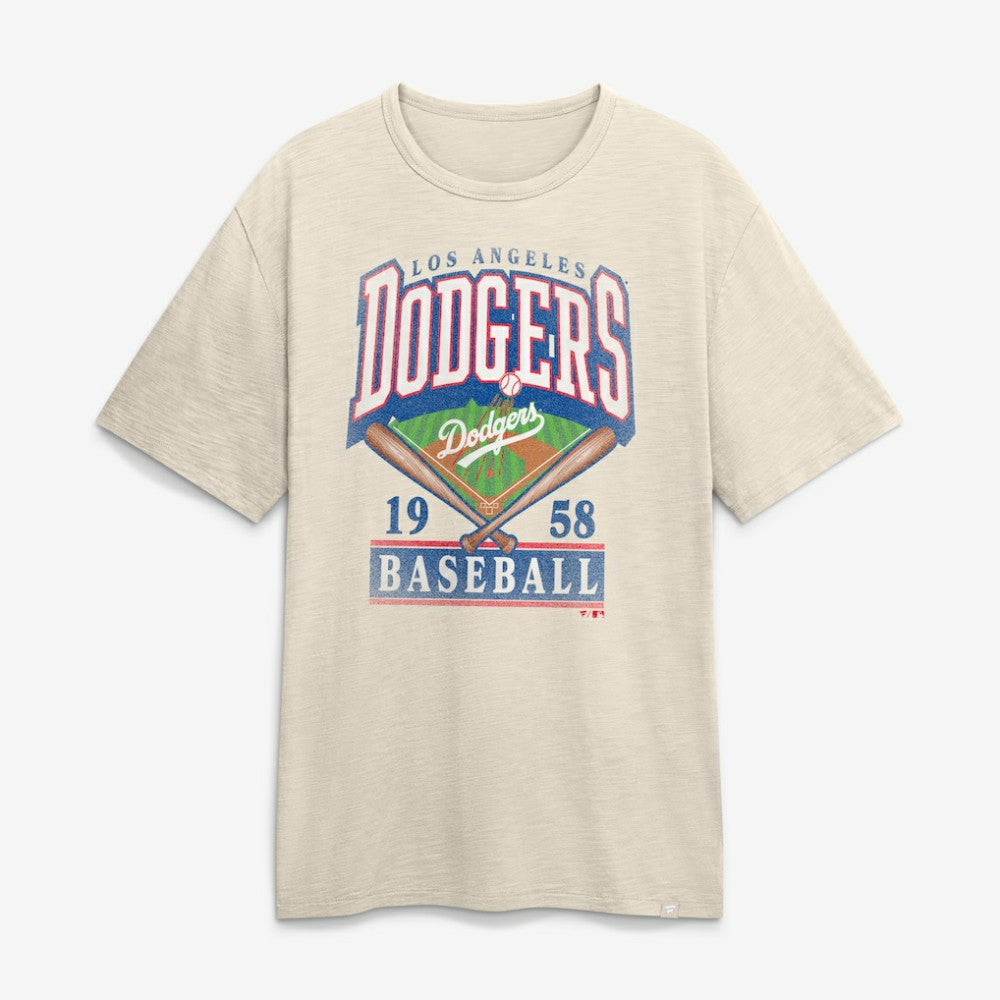 Los Angeles Dodgers Stadium Slub T-Shirt Tan