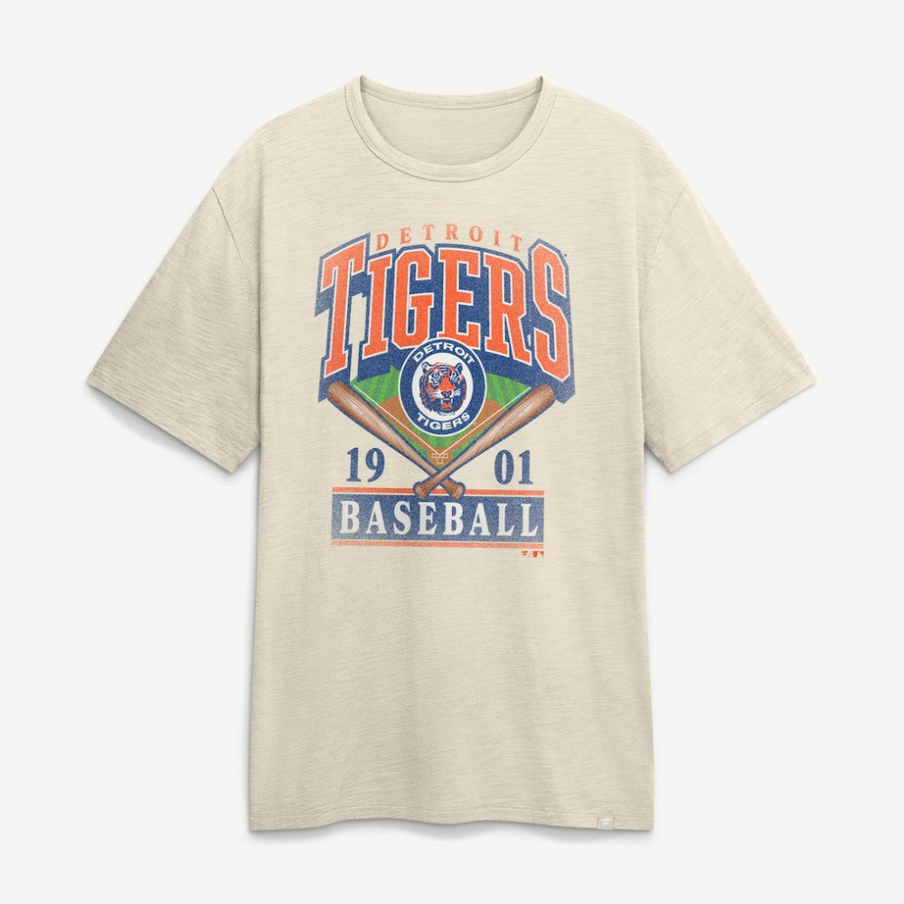 Detroit Tigers Stadium Slub T-Shirt Tan