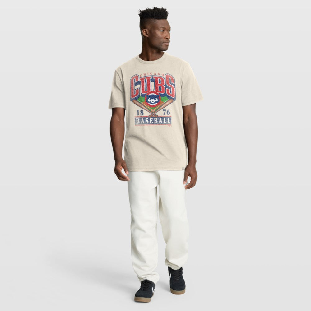 Chicago Cubs Stadium Slub T-Shirt Tan