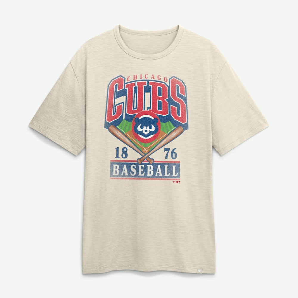 Chicago Cubs Stadium Slub T-Shirt Tan