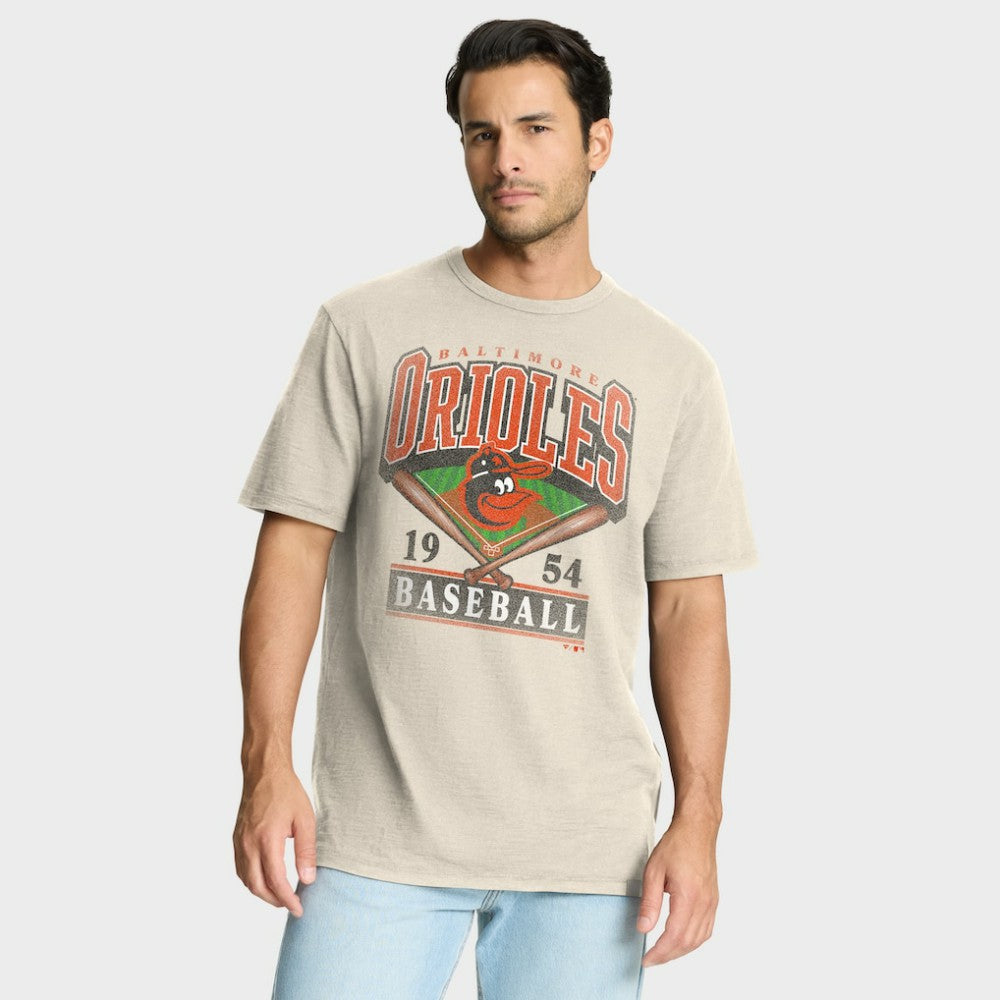 Baltimore Orioles Stadium Slub T-Shirt Tan