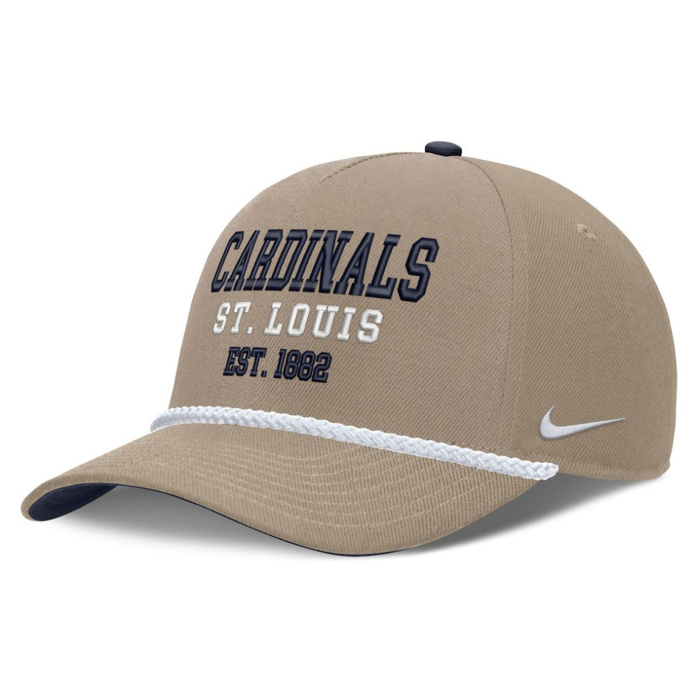St. Louis Cardinals Father's Day Rope Rise Adjustable Hat Khaki | Nike