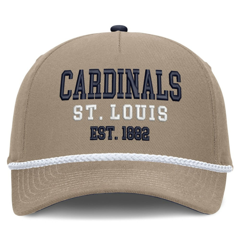 St. Louis Cardinals Father's Day Rope Rise Adjustable Hat Khaki | Nike