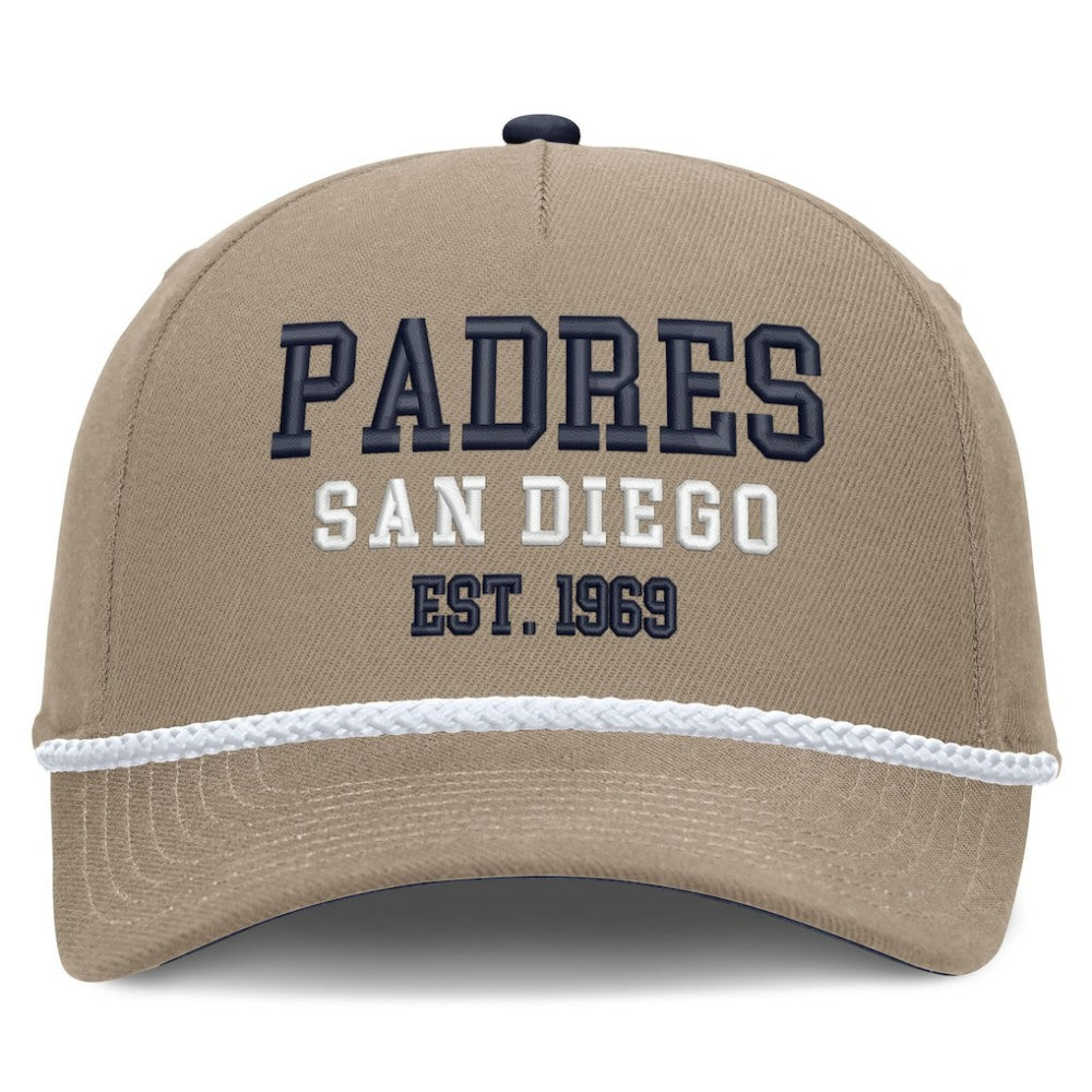 San Diego Padres Father's Day Rope Rise Adjustable Hat Khaki | Nike