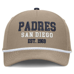 San Diego Padres Father's Day Rope Rise Adjustable Hat Khaki | Nike