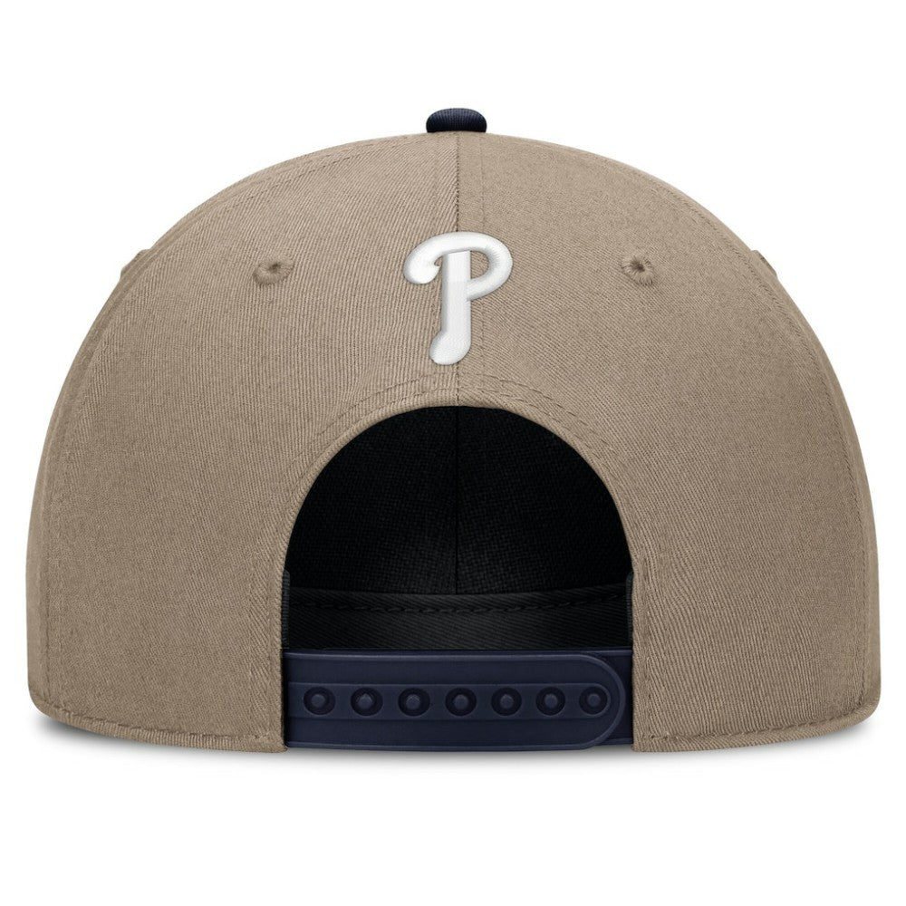 Philadelphia Phillies Father's Day Rope Rise Adjustable Hat Khaki | Nike