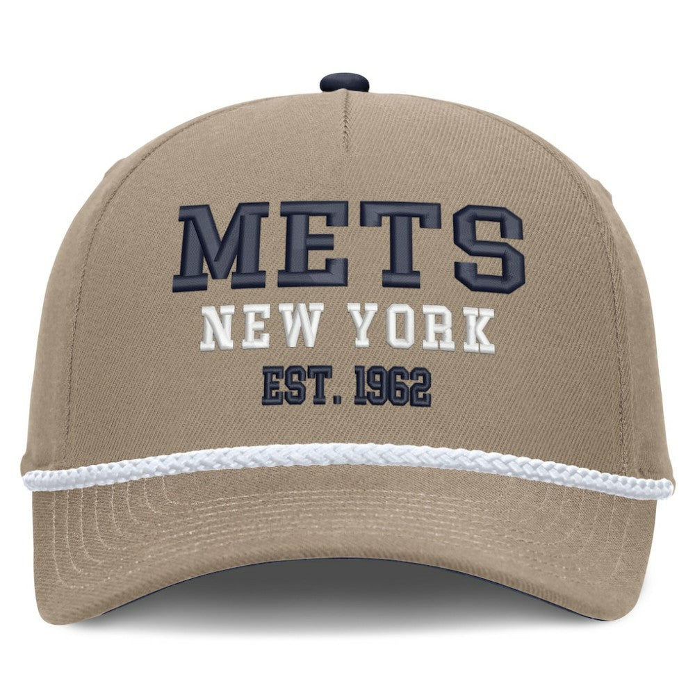 New York Mets Father's Day Rope Rise Adjustable Hat Khaki | Nike