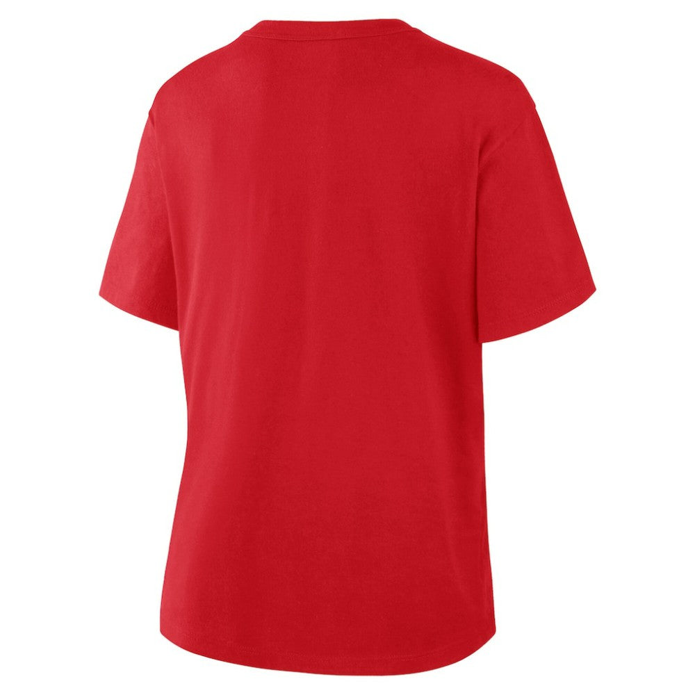 Philadelphia Phillies Women's 2025 NL East Division Champions Locker Room T-Shirt Red