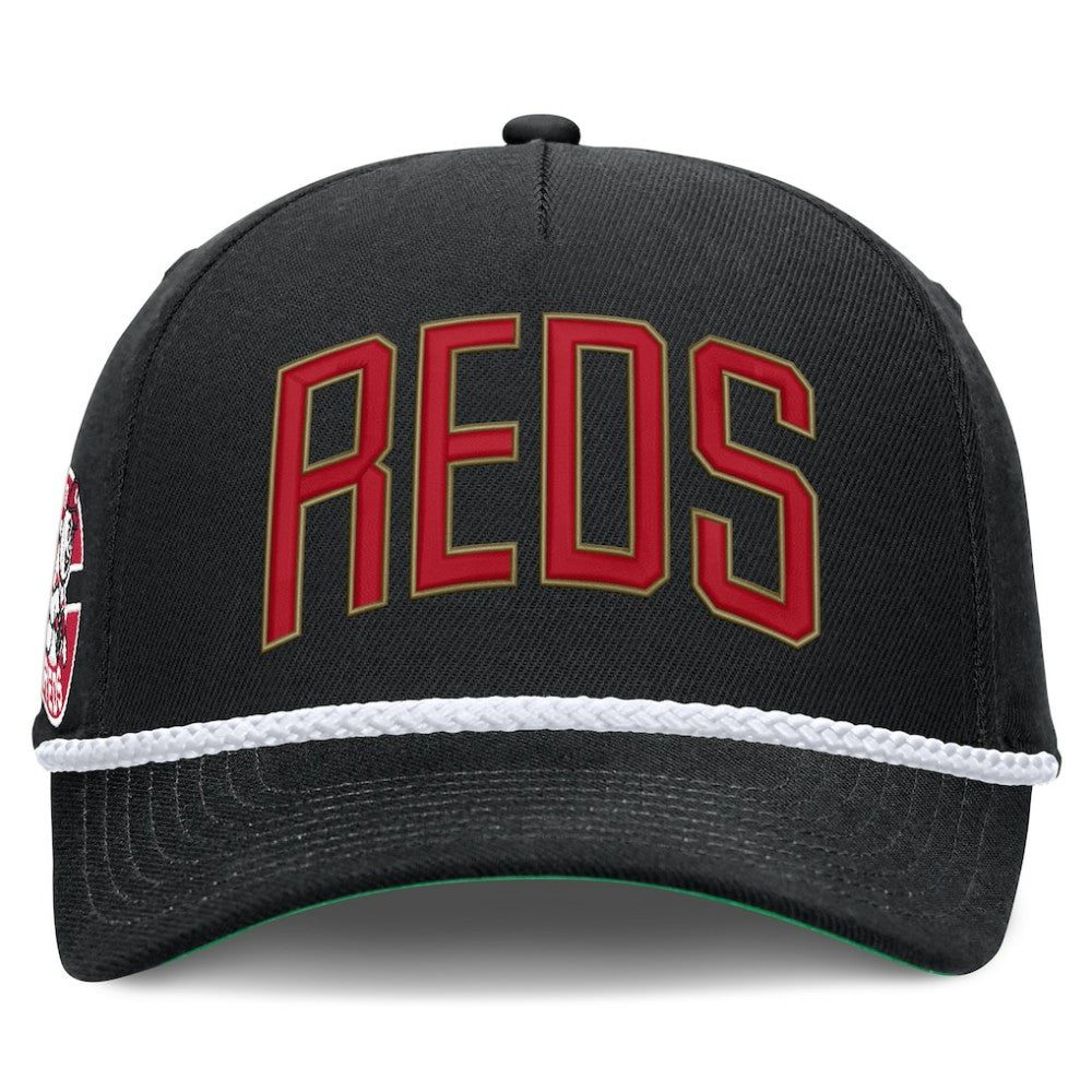 Cincinnati Reds Cooperstown Collection Rise Adjustable Hat Black | Nike