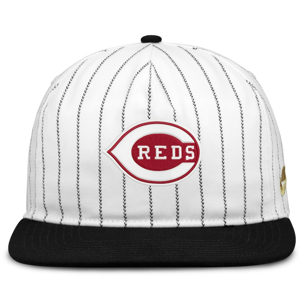 Cincinnati Reds Cooperstown Collection Pro Adjustable Hat White/Black | Nike