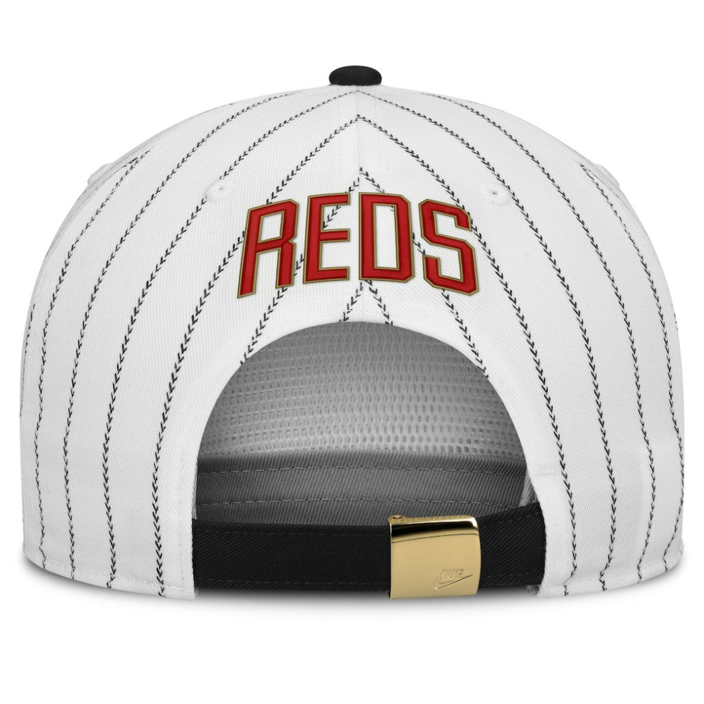 Cincinnati Reds Cooperstown Collection Pro Adjustable Hat White/Black | Nike