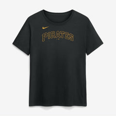 Pittsburgh Pirates Women's Wordmark T-Shirt Black | Nike