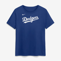 Los Angeles Dodgers Women's Wordmark T-Shirt Royal | Nike