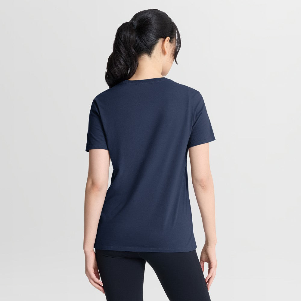 Cleveland Guardians Women's Wordmark T-Shirt Navy | Nike