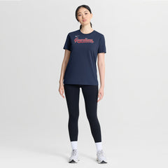 Cleveland Guardians Women's Wordmark T-Shirt Navy | Nike