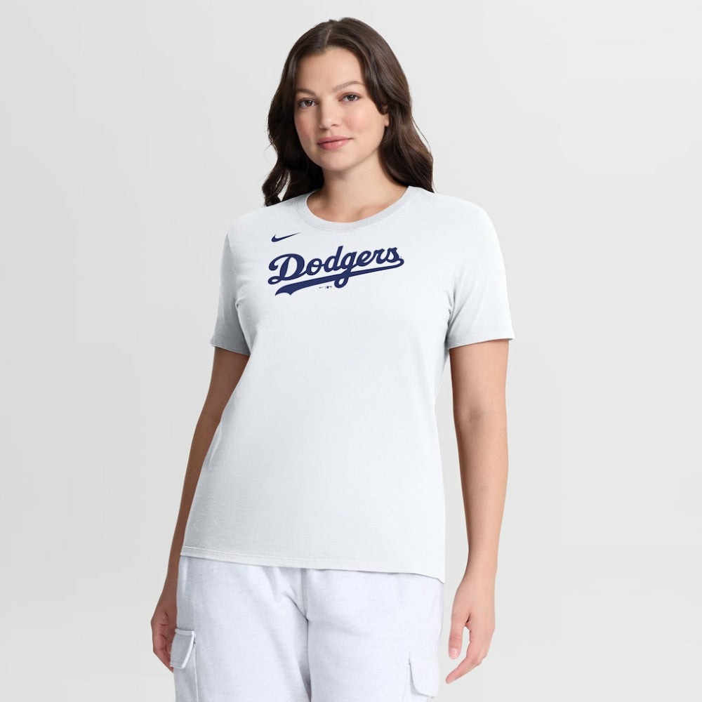 Los Angeles Dodgers Women's Wordmark T-Shirt White | Nike