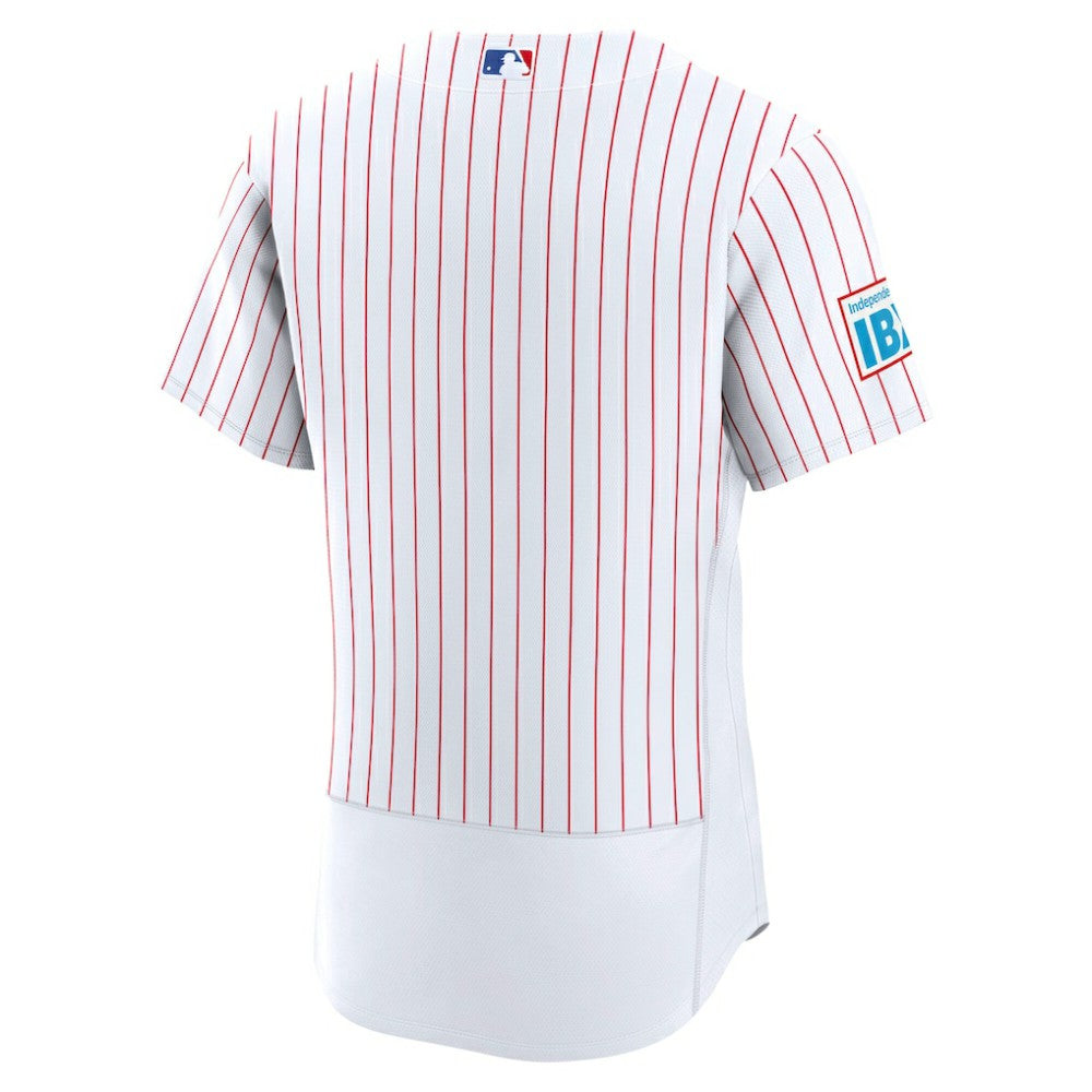 Philadelphia Phillies Home Sponsor Patch Authentic Jersey White | Nike