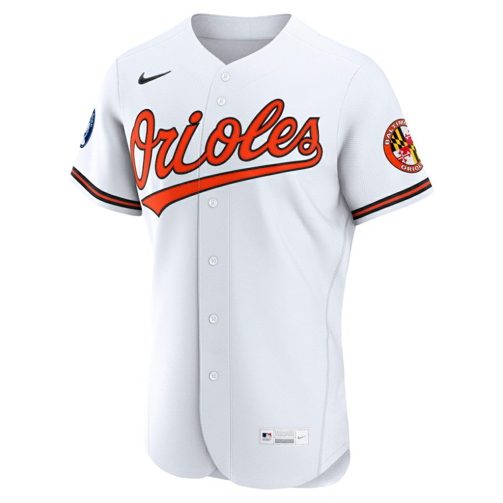 Baltimore Orioles Home Sponsor Patch Authentic Jersey White | Nike