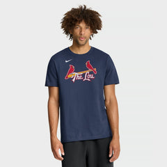 St. Louis Cardinals City Connect Large Logo T-Shirt Navy | Nike
