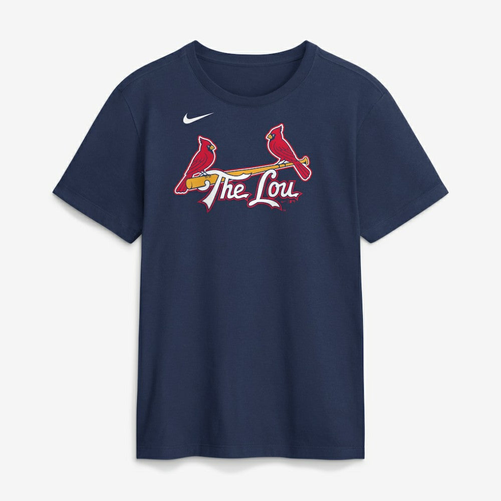 St. Louis Cardinals City Connect Large Logo T-Shirt Navy | Nike