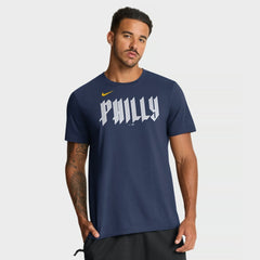 Philadelphia Phillies City Connect Large Logo T-Shirt Navy | Nike