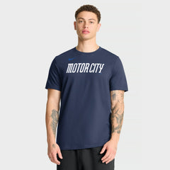 Detroit Tigers City Connect Large Logo T-Shirt Navy | Nike