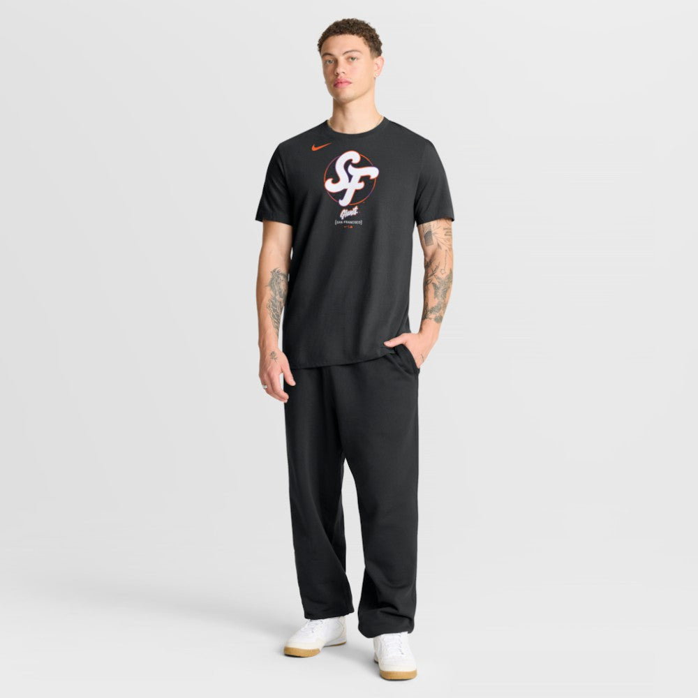 San Francisco Giants City Connect Large Logo T-Shirt Black | Nike