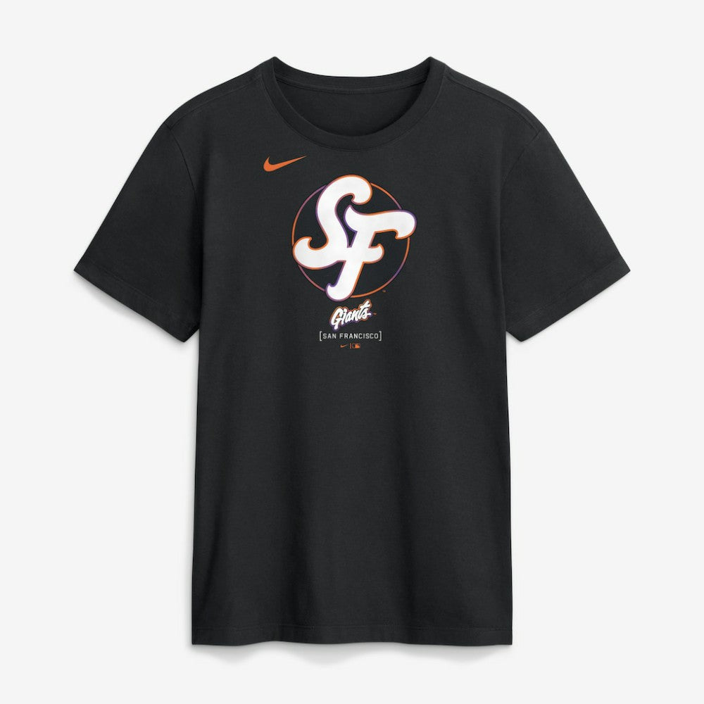 San Francisco Giants City Connect Large Logo T-Shirt Black | Nike