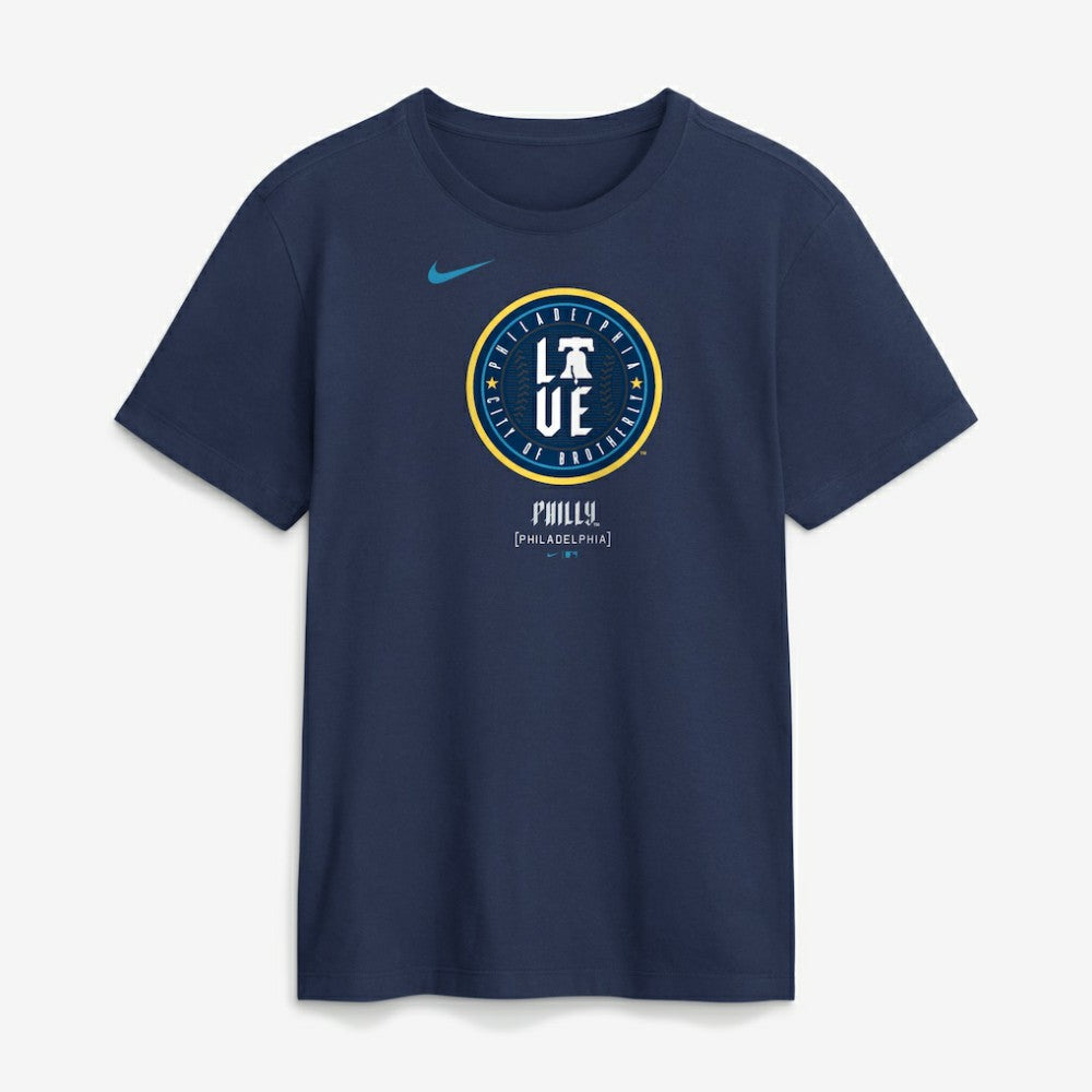 Philadelphia Phillies City Connect Wordmark T-Shirt Navy | Nike
