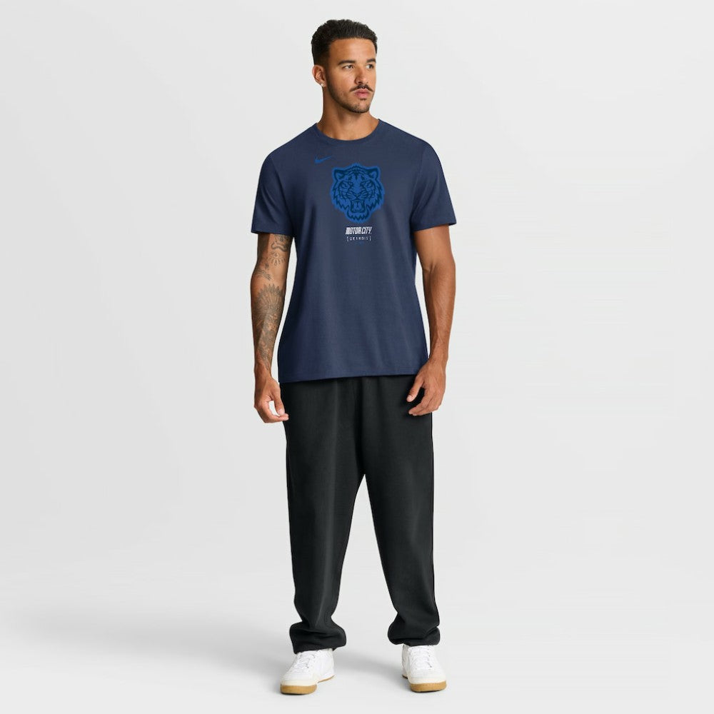 Detroit Tigers City Connect Wordmark T-Shirt Navy | Nike