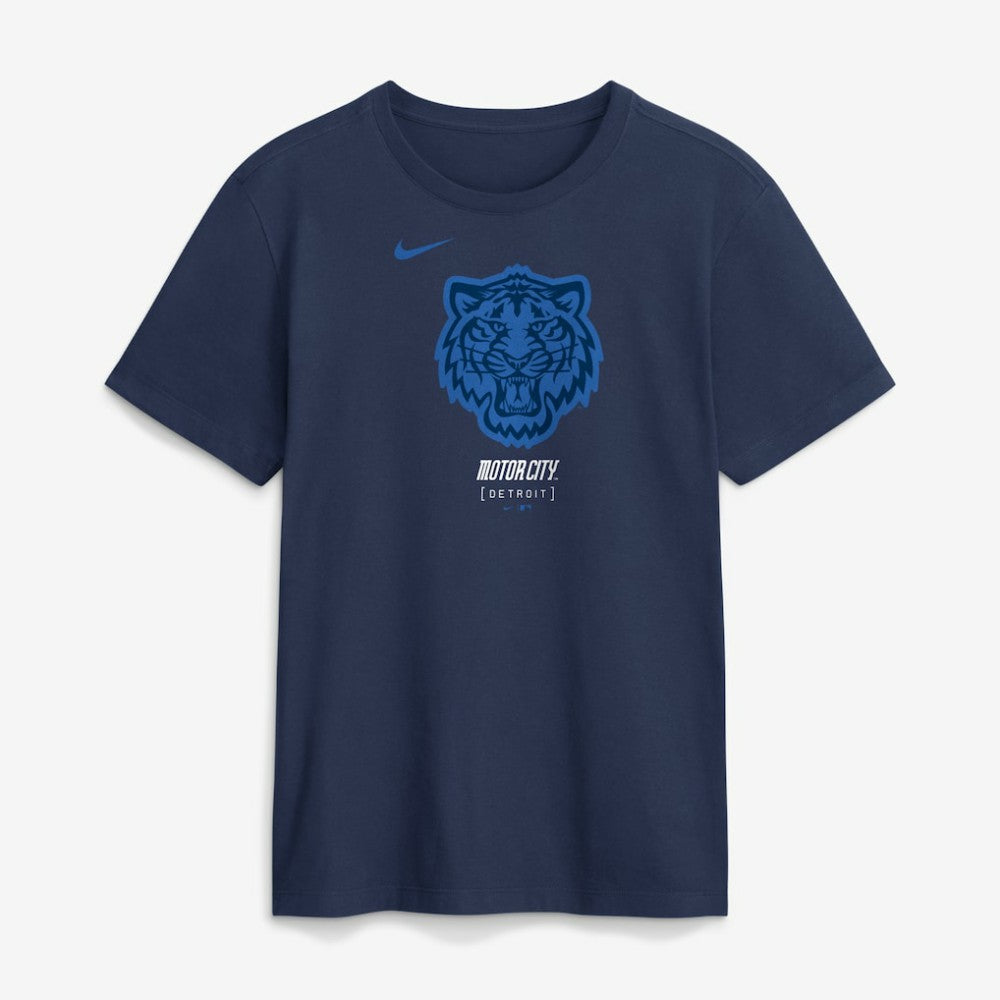 Detroit Tigers City Connect Wordmark T-Shirt Navy | Nike