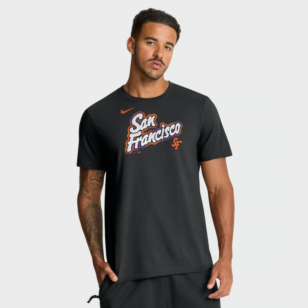 San Francisco Giants City Connect Wordmark T-Shirt Black | Nike