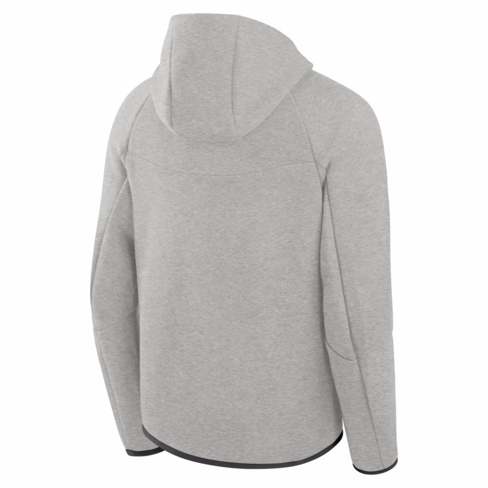 Detroit Tigers Tech Fleece Raglan Full-Zip Windrunner Hoodie Heather Gray | Nike