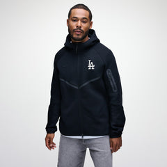 Los Angeles Dodgers Tech Fleece Raglan Full-Zip Windrunner Hoodie Black | Nike