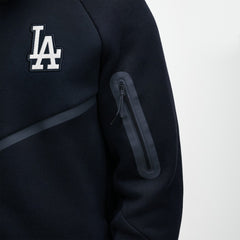 Los Angeles Dodgers Tech Fleece Raglan Full-Zip Windrunner Hoodie Black | Nike