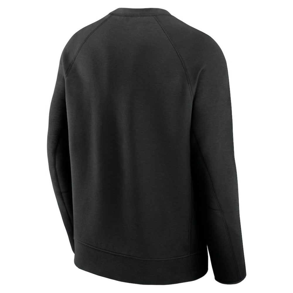 San Francisco Giants Tech Fleece Raglan Sweatshirt Black | Nike