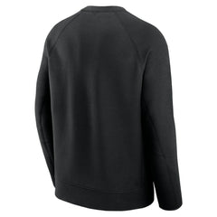 San Francisco Giants Tech Fleece Raglan Sweatshirt Black | Nike