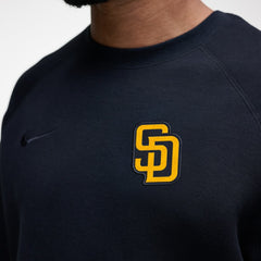 San Diego Padres Tech Fleece Raglan Sweatshirt Black | Nike